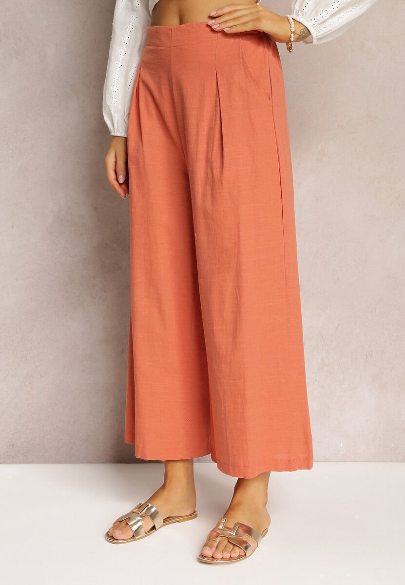 Flowy wide leg broek