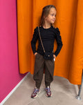 Meisjes Pantalon Wide Leg – Bruin | 4 t/m 14 jaar