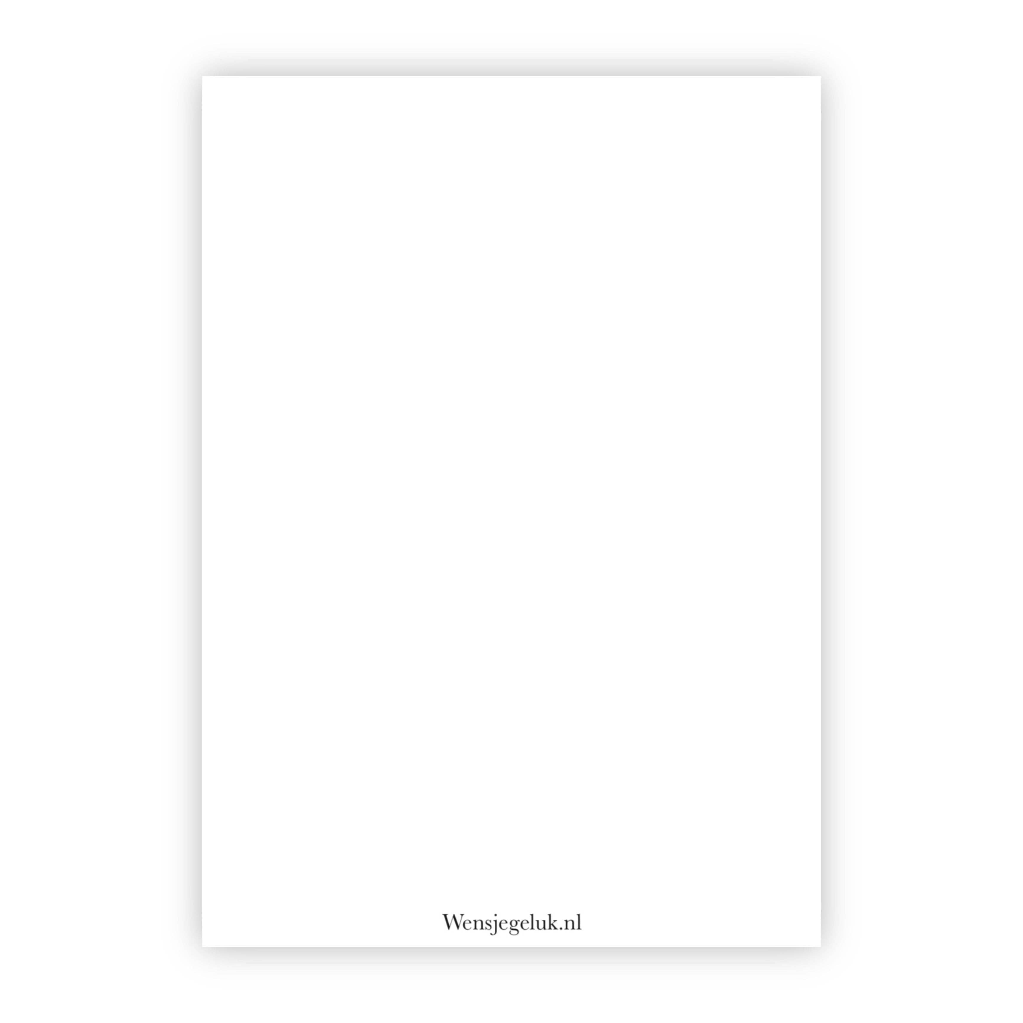 Wenskaart | Bedankt toffe meester