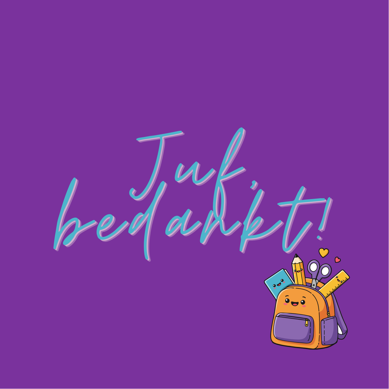 Tegeltje juf
