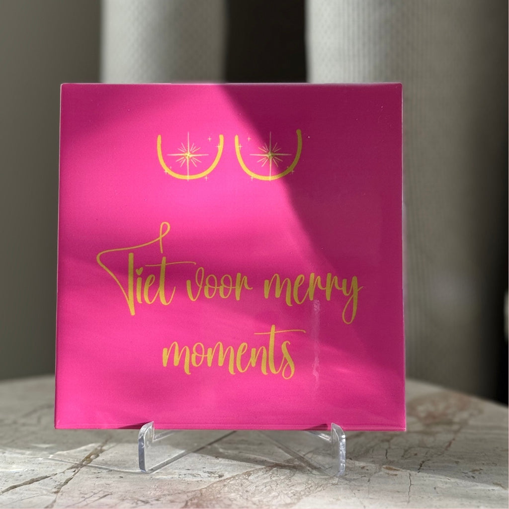 Tegeltje - Tiet voor Merry moments