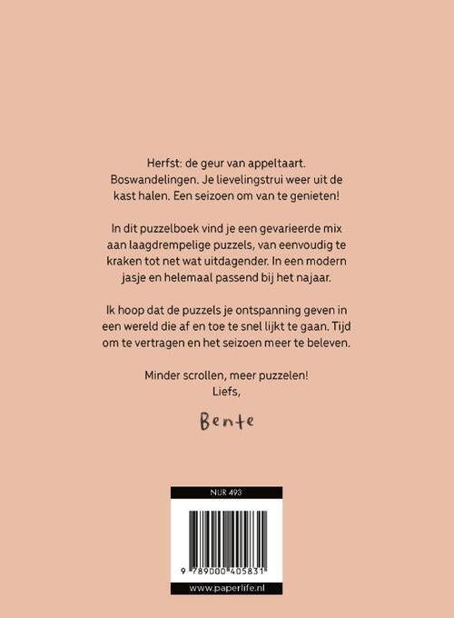 Het Cozy Puzzelboek – Voor knusse herfstdagen