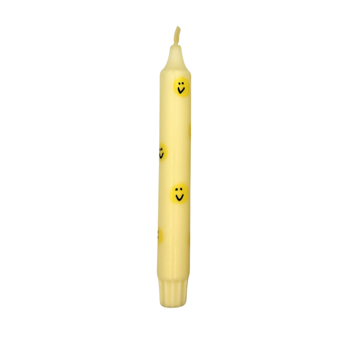 Diner Kaars Smiley Yellow