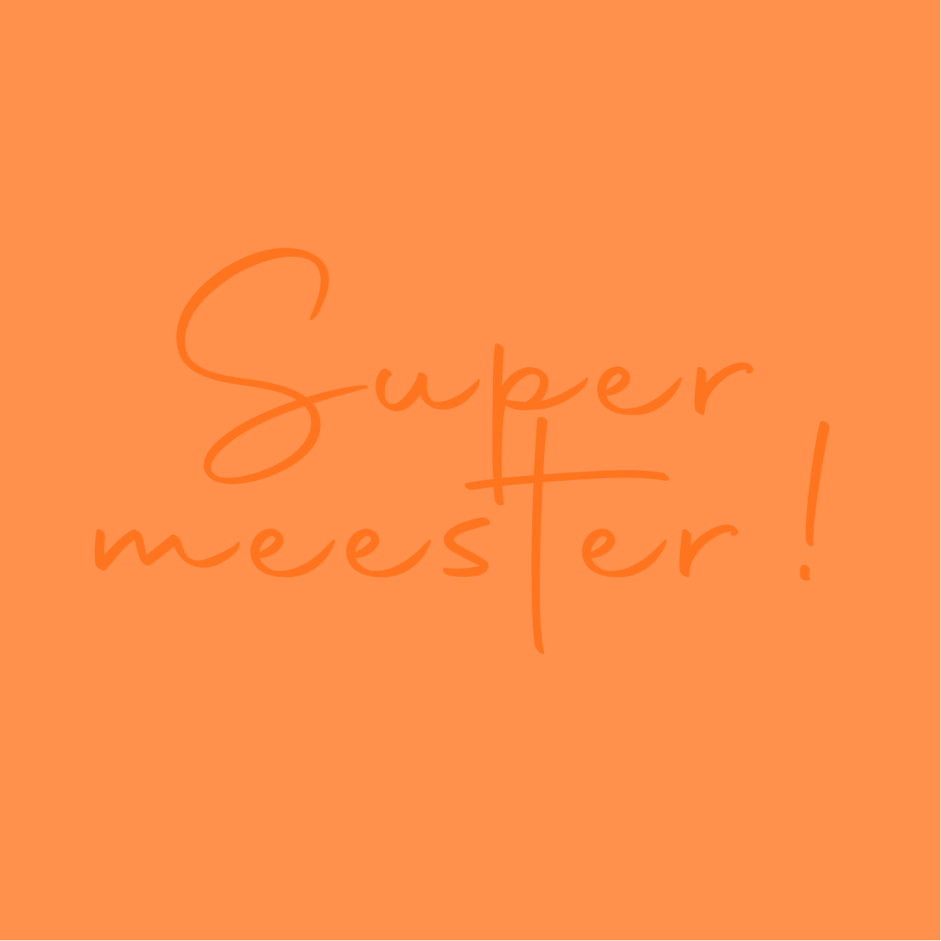 Tegeltje meester
