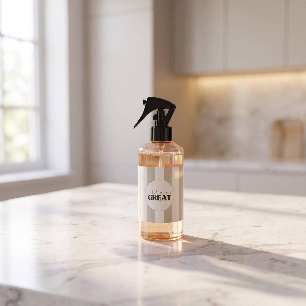 Roomspray - Je bent geweldig - Fris wasgoed - 330 ml