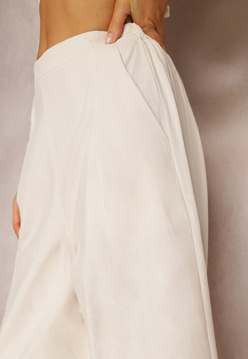 Flowy wide leg broek
