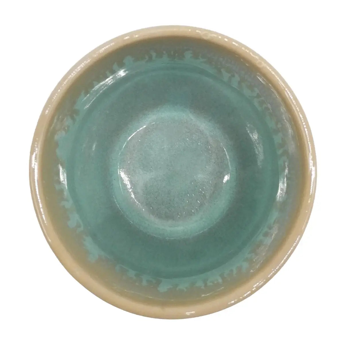 Turquoise stoneware espressokopje