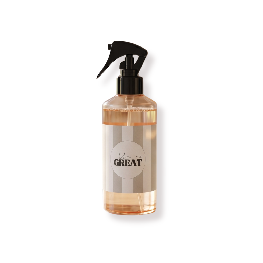 Roomspray - Je bent geweldig - Fris wasgoed - 330 ml