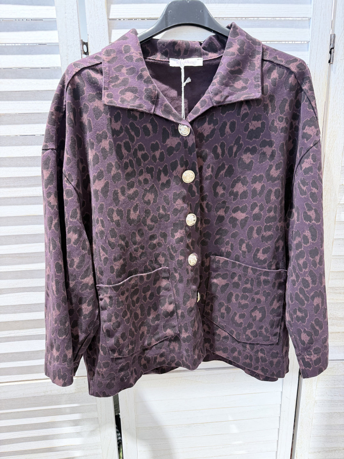 Leo Jacket – Burgundy