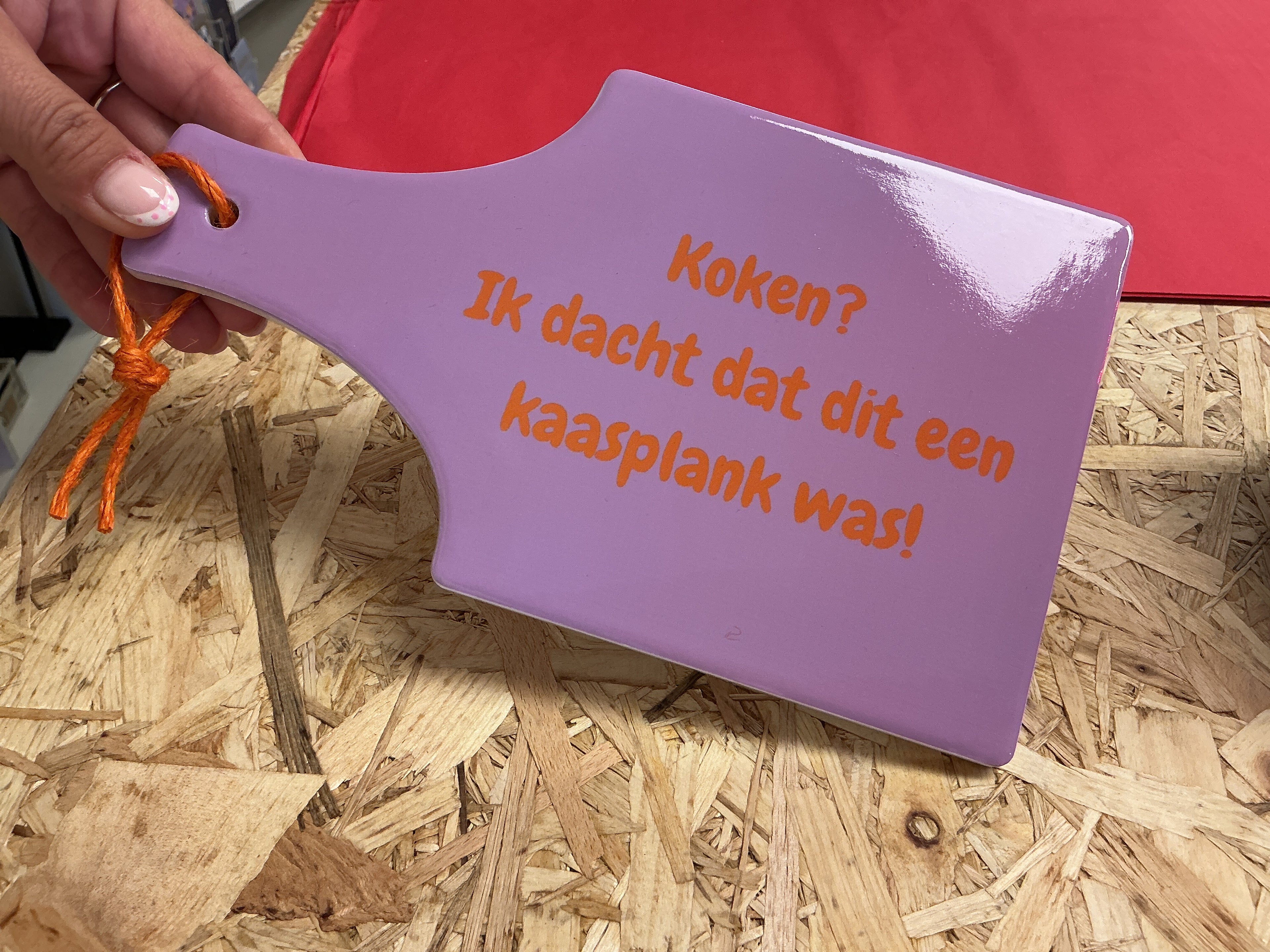 Serveerplank koken