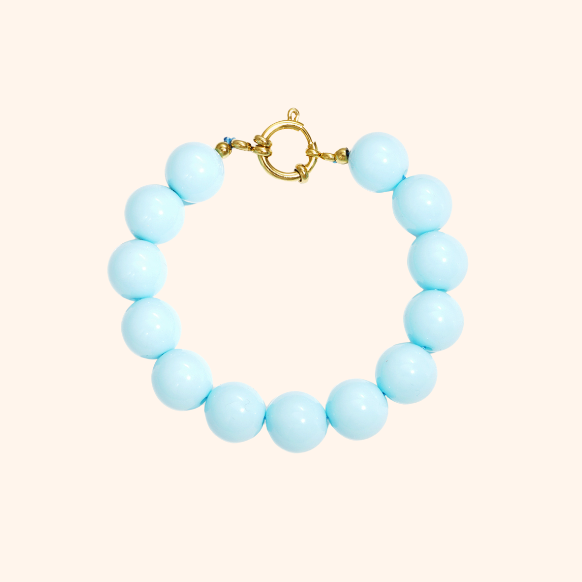 Armband – Grote Kralen met Frontsluiting