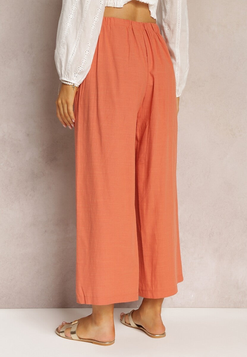 Flowy wide leg broek