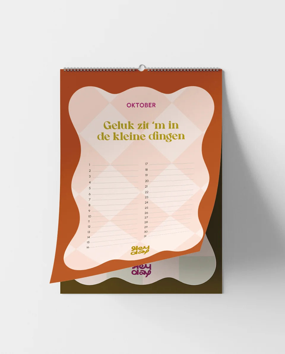 Verjaardagskalender Wave frame