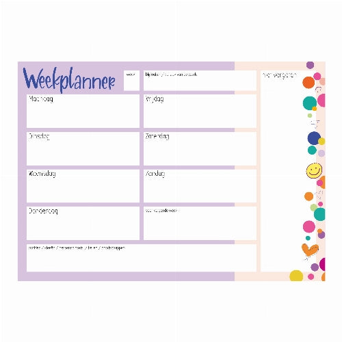 Weekplanner | Smiley days