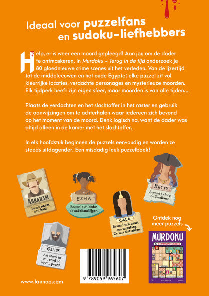 Murdoku – Terug in de tijd | 80 moordmysteriepuzzels