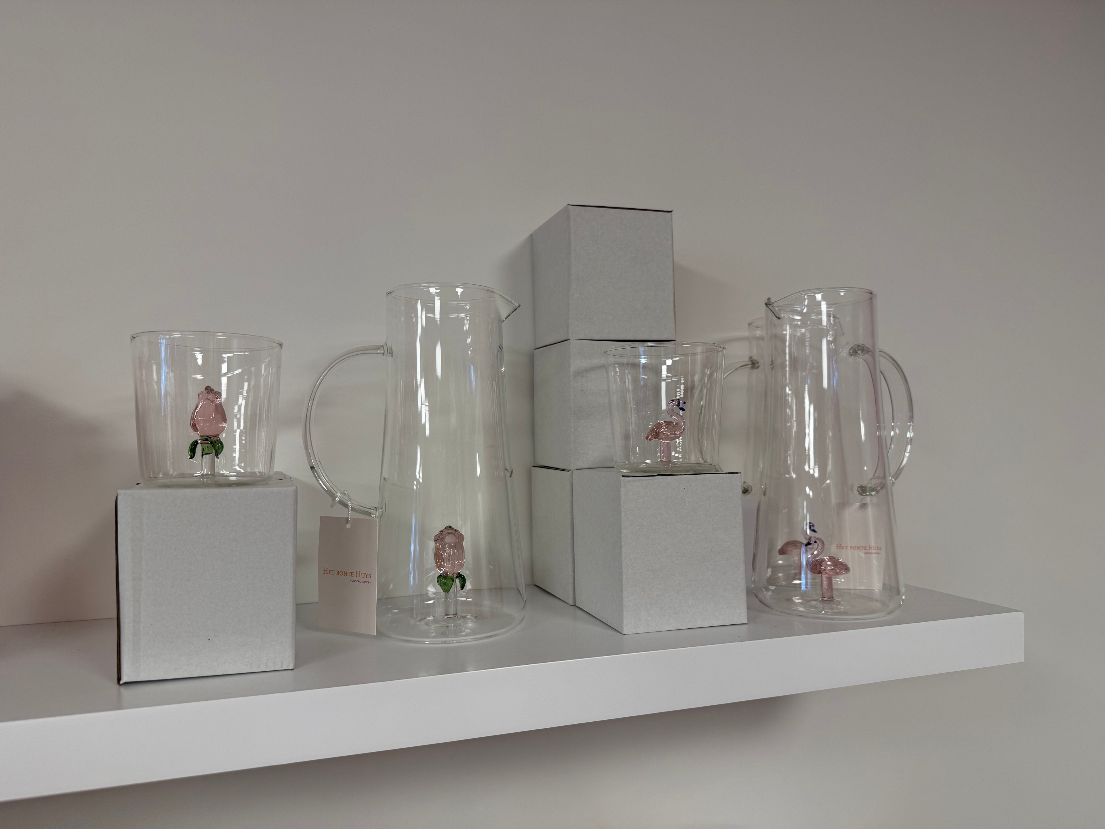 Glas met Handgemaakt Detail