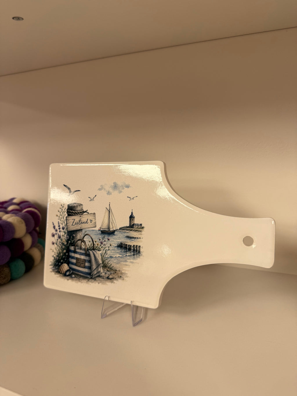 Keramische Serveerplank Zeeland, 13 x 22 cm