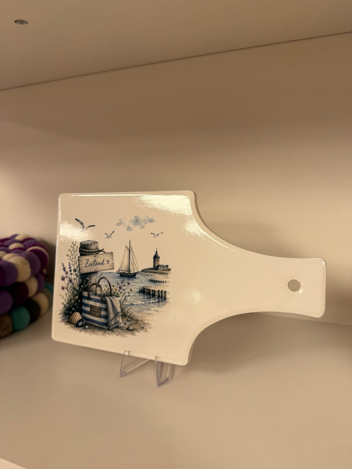 Keramische Serveerplank Zeeland, 13 x 22 cm