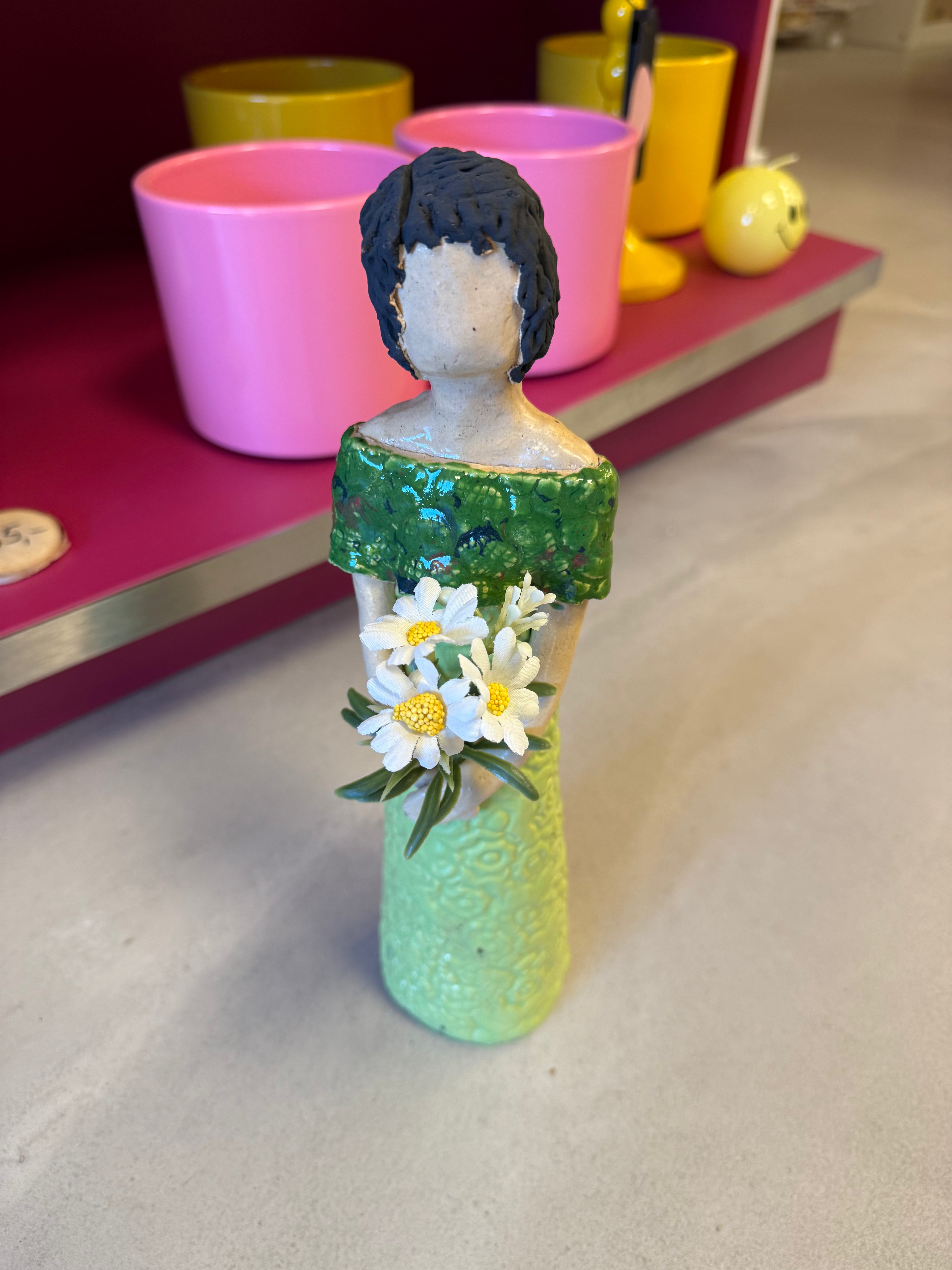 groen meisje