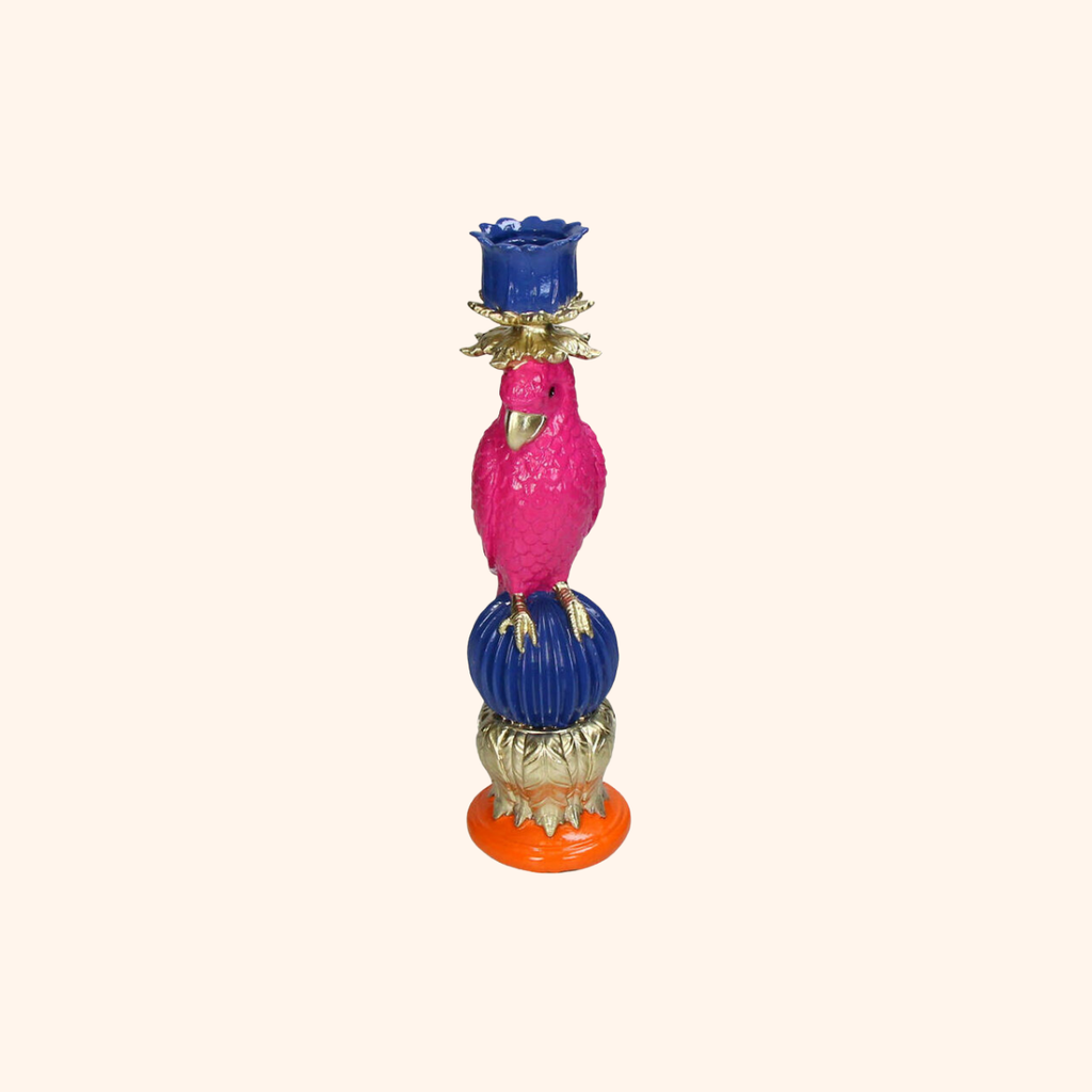 Roze Kaketoe Kandelaar