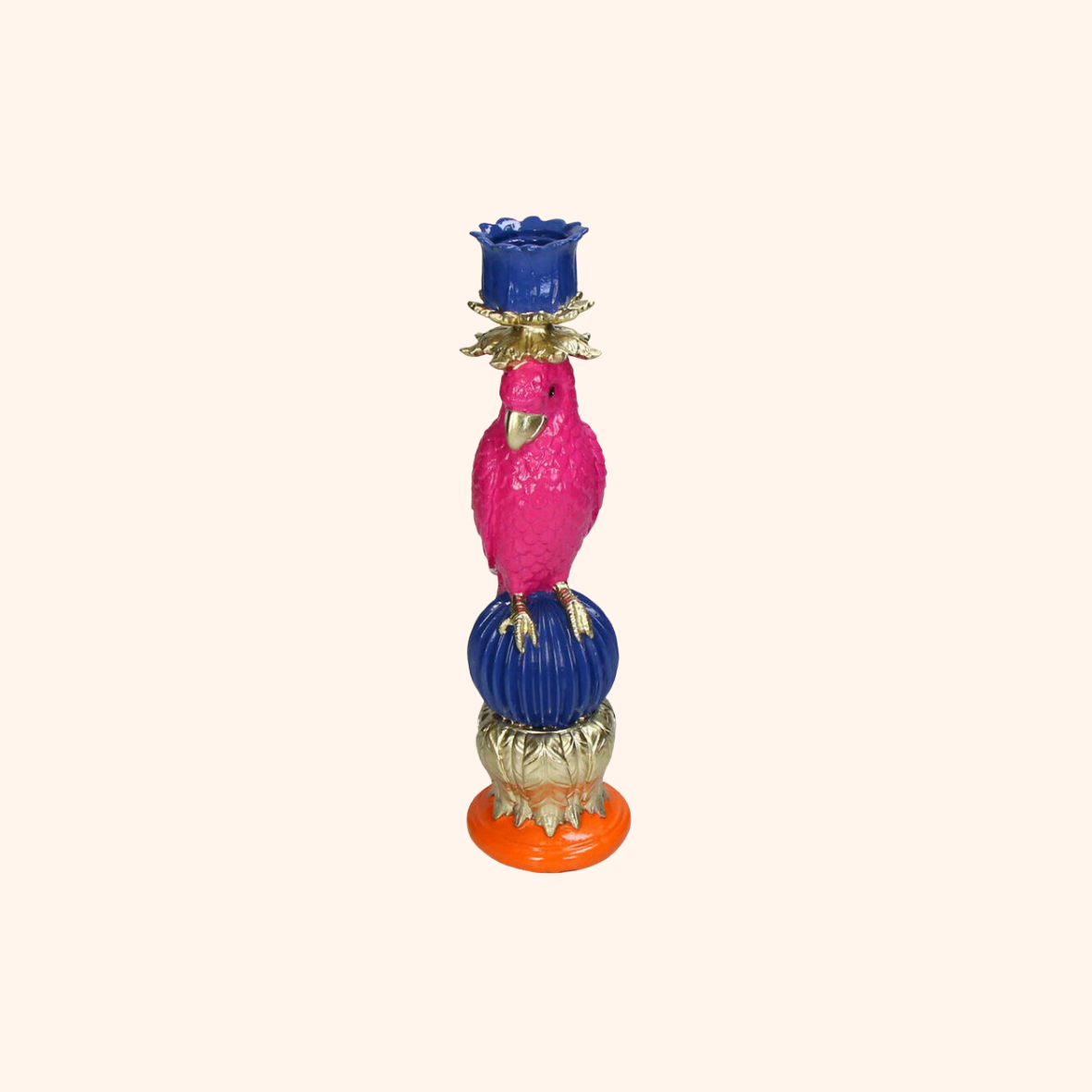 Roze Kaketoe Kandelaar