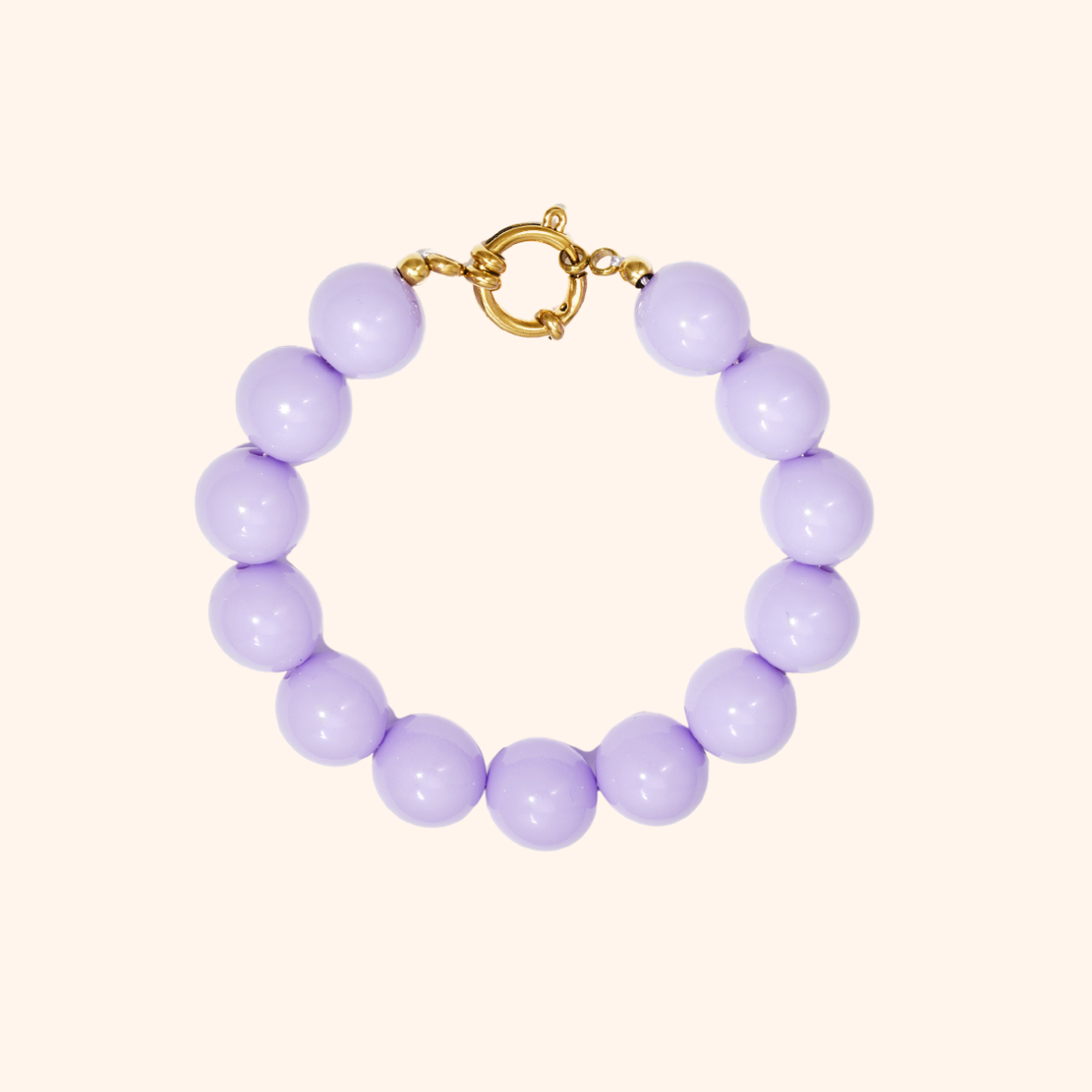 Armband – Grote Kralen met Frontsluiting