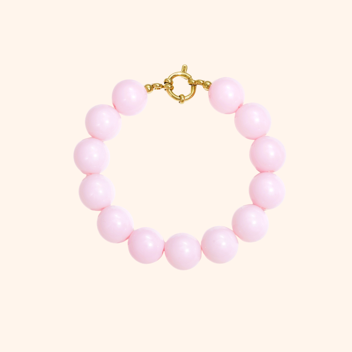 Armband – Grote Kralen met Frontsluiting