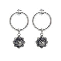 RVS Zeeuwse knop oorbellen zilver - Ronde steker MYKK Jewelry