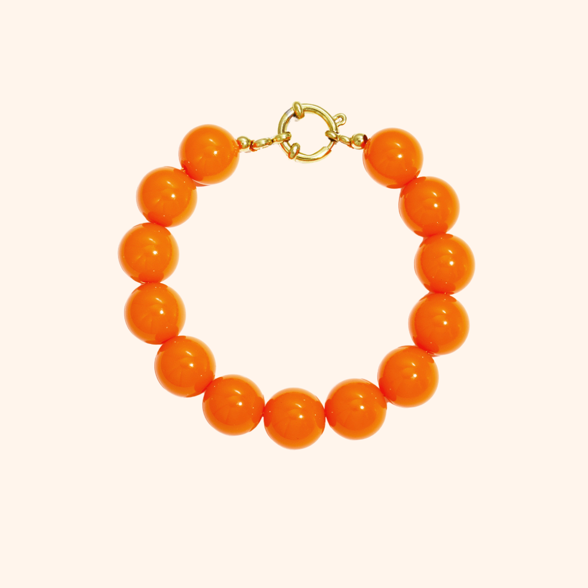 Armband – Grote Kralen met Frontsluiting