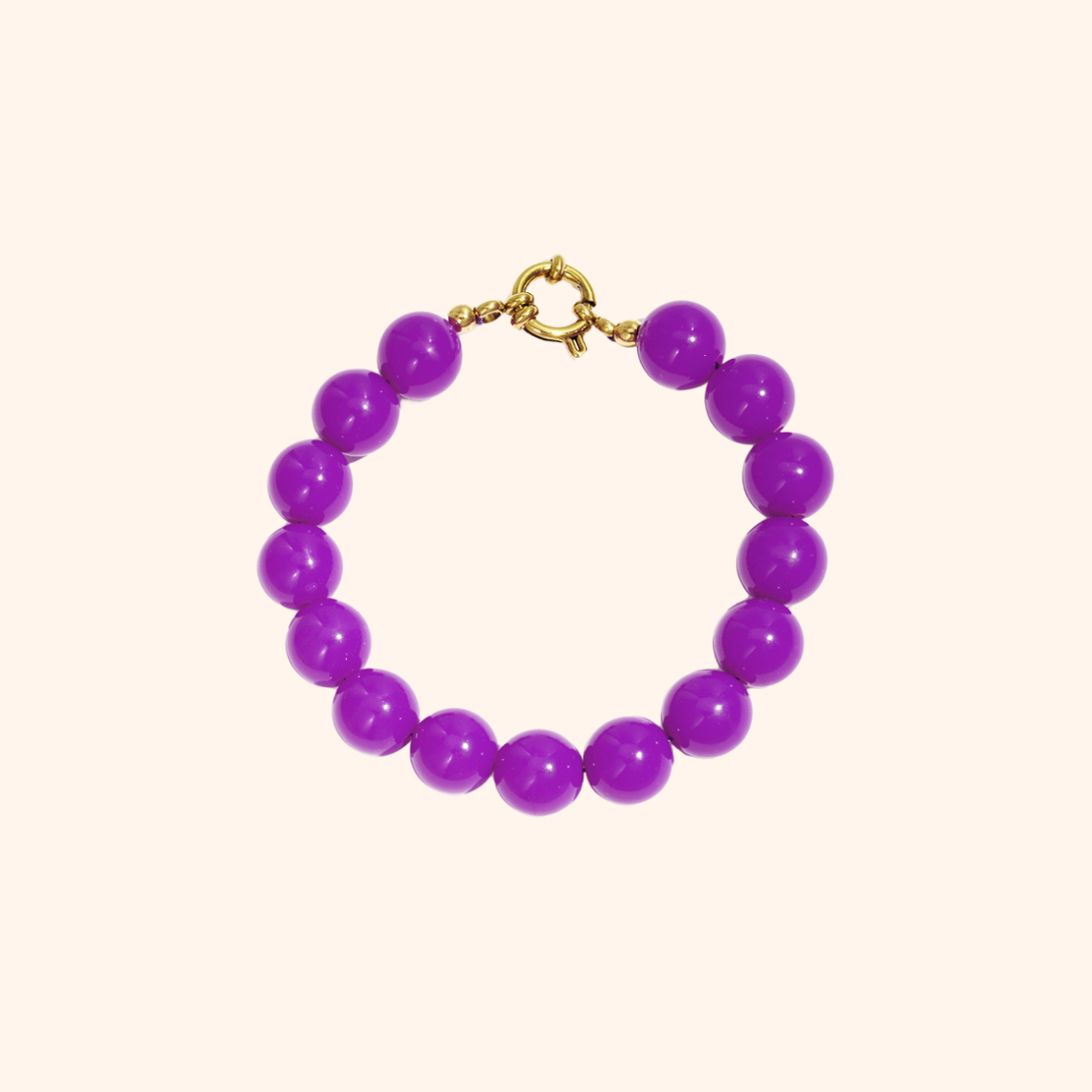 Armband – Middel Kralen met Frontsluiting