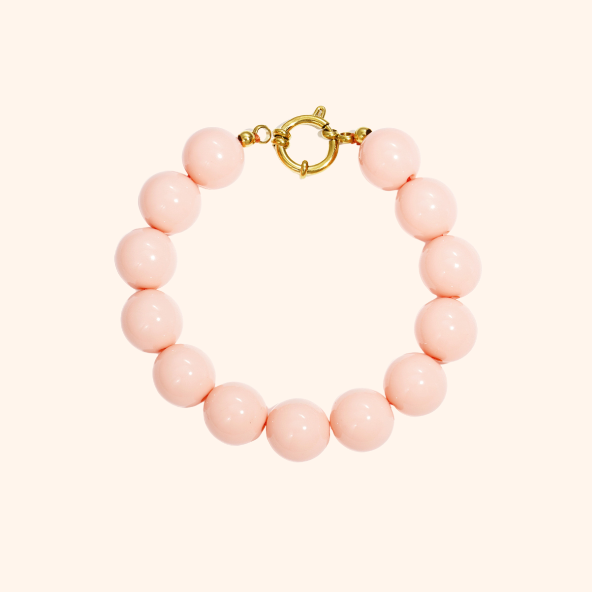 Armband – Grote Kralen met Frontsluiting