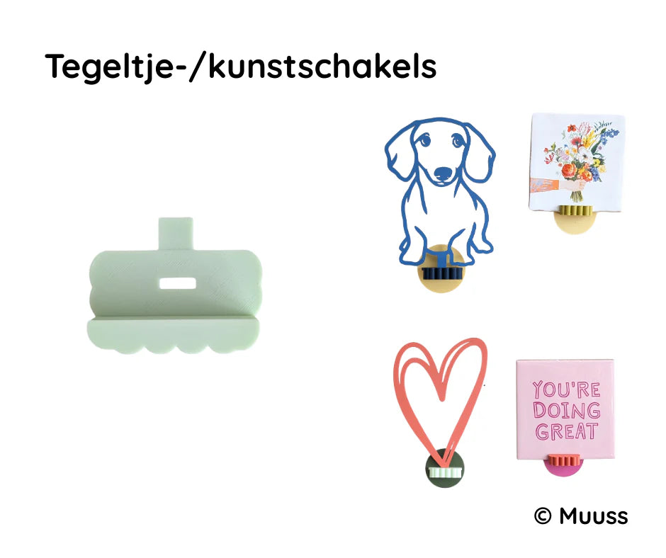 Muuss - Tegeltje-/kunstschakel