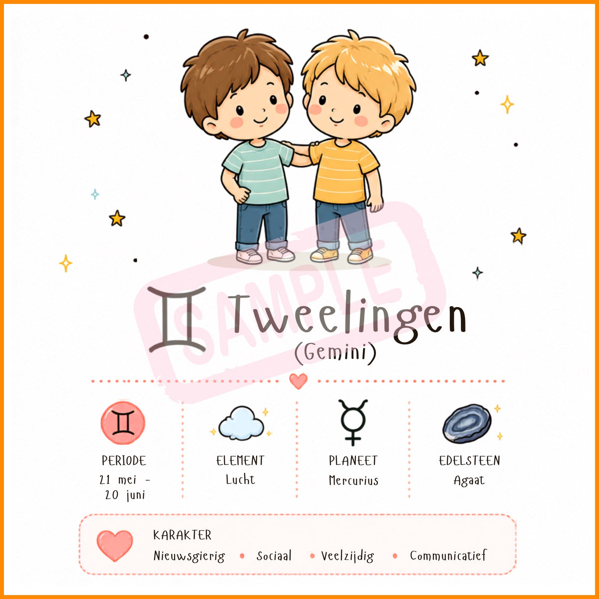 Sterrenbeeld tegeltje | jouw sterrenbeeld