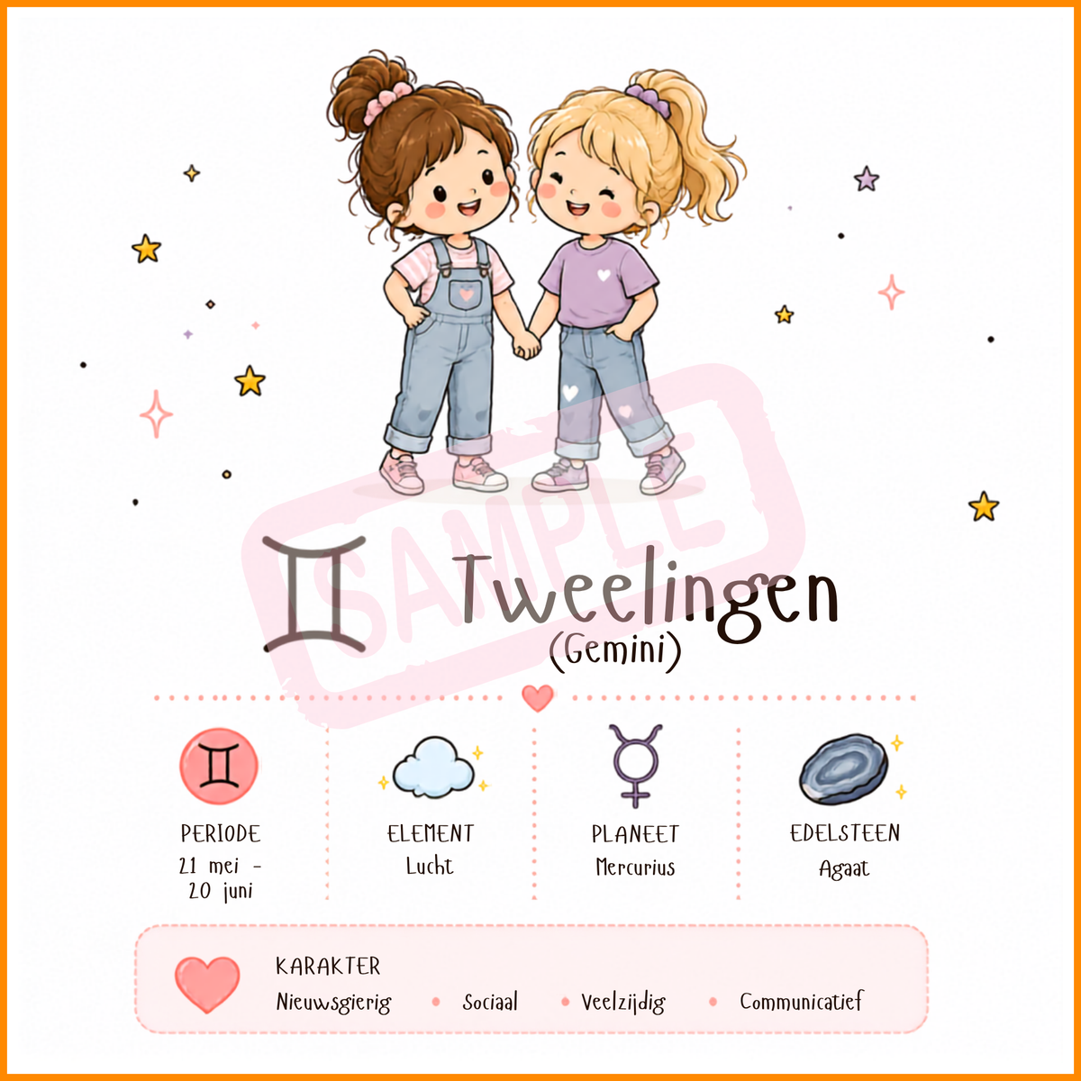 Sterrenbeeld tegeltje | jouw sterrenbeeld