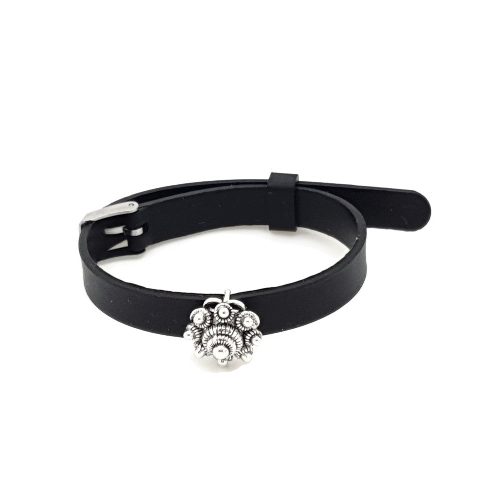 MYKK Jewelry | Zeeuwse knop armband - Kinderarmband zwart