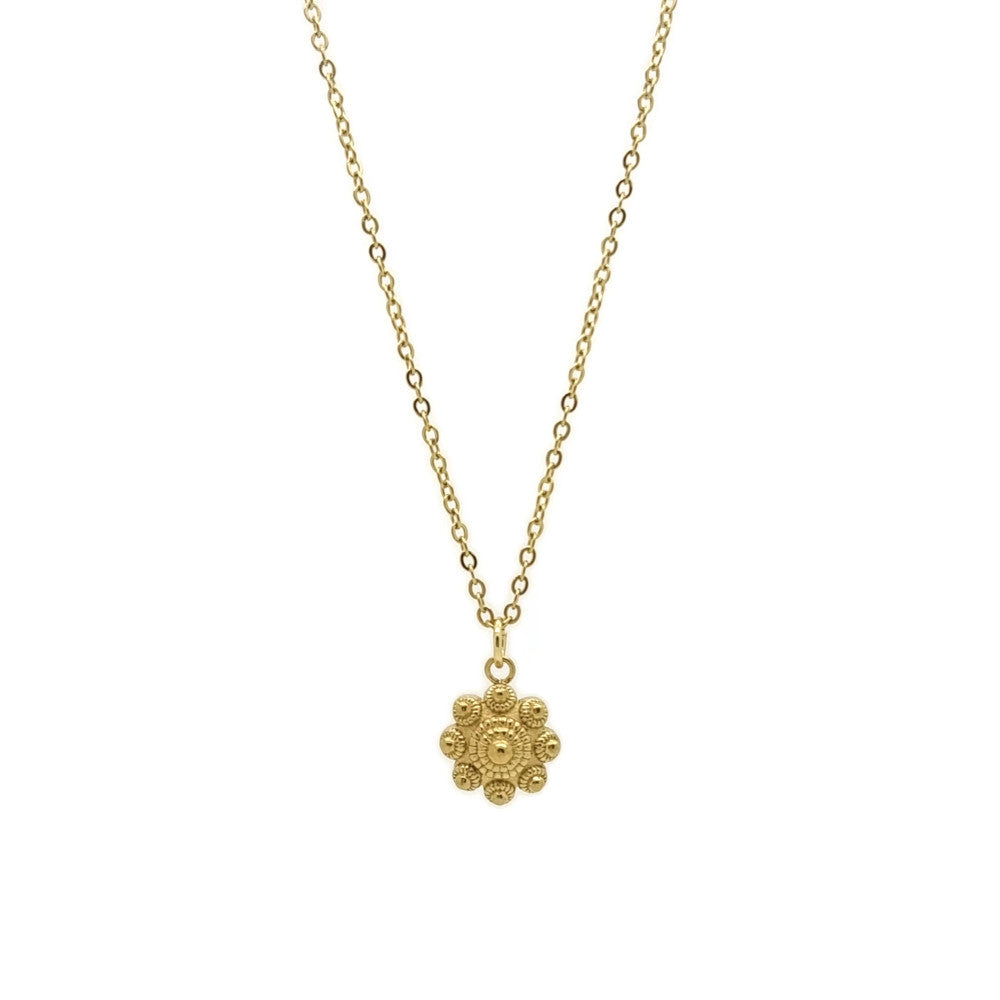 RVS Zeeuwse knop ketting goud - Kleine knop | MYKK
