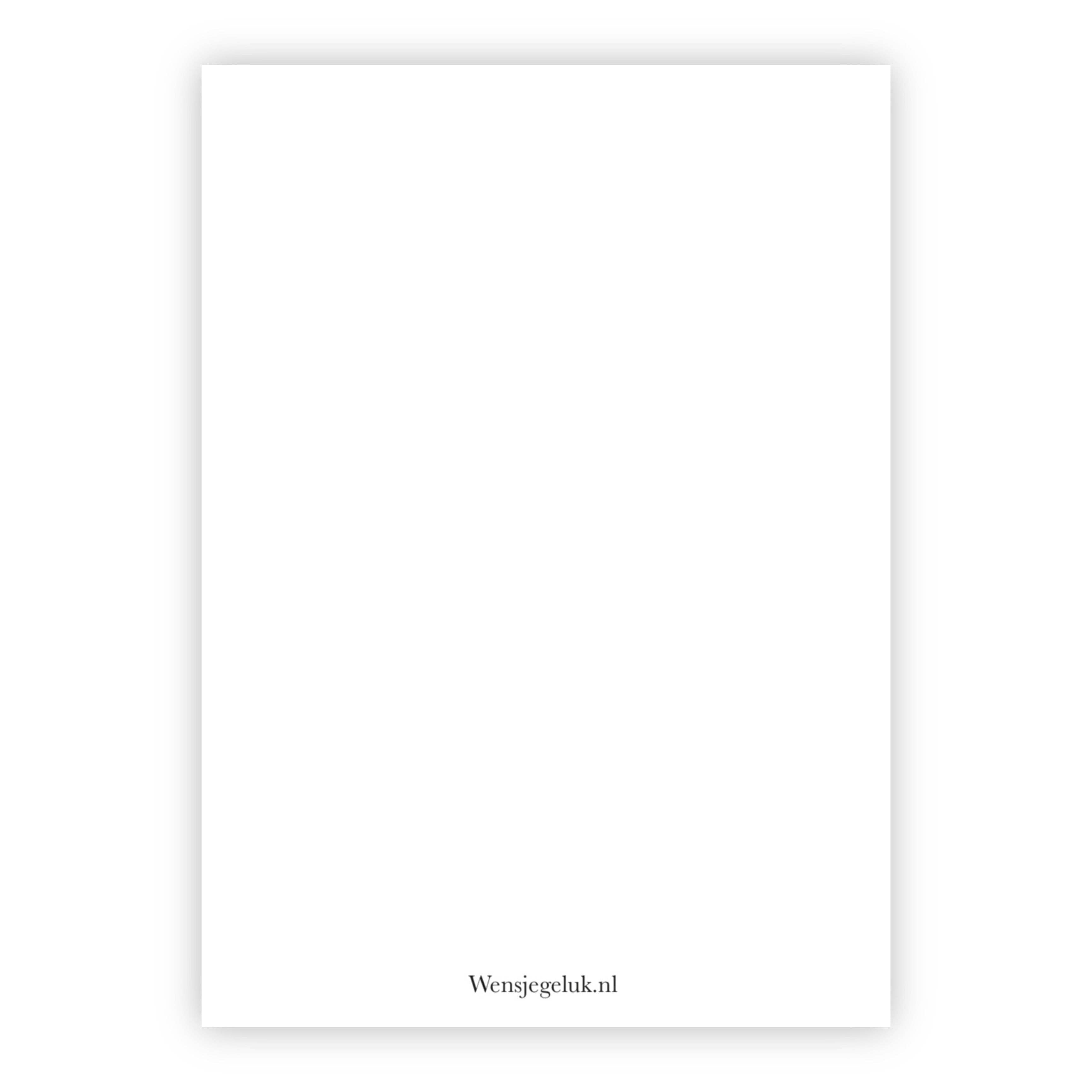 Wenskaart | Bedankt lieve meester