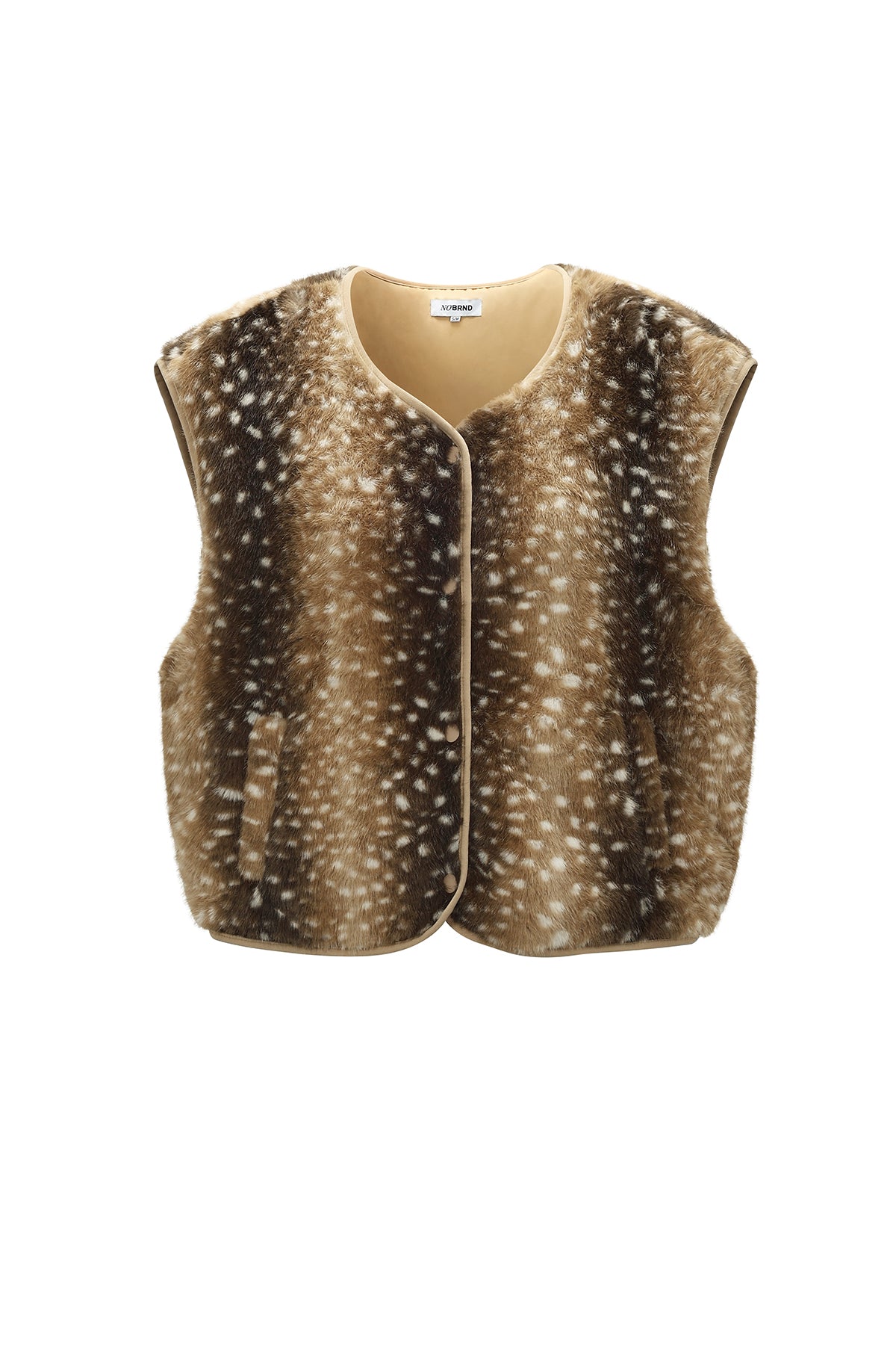 Heerlijk zacht gilet - Bambi print