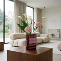 Bloemenvaas - Boekvaas - Rood/Roze