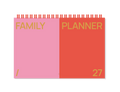 A-Journal Gezinsplanner 2027 - Roze Rood