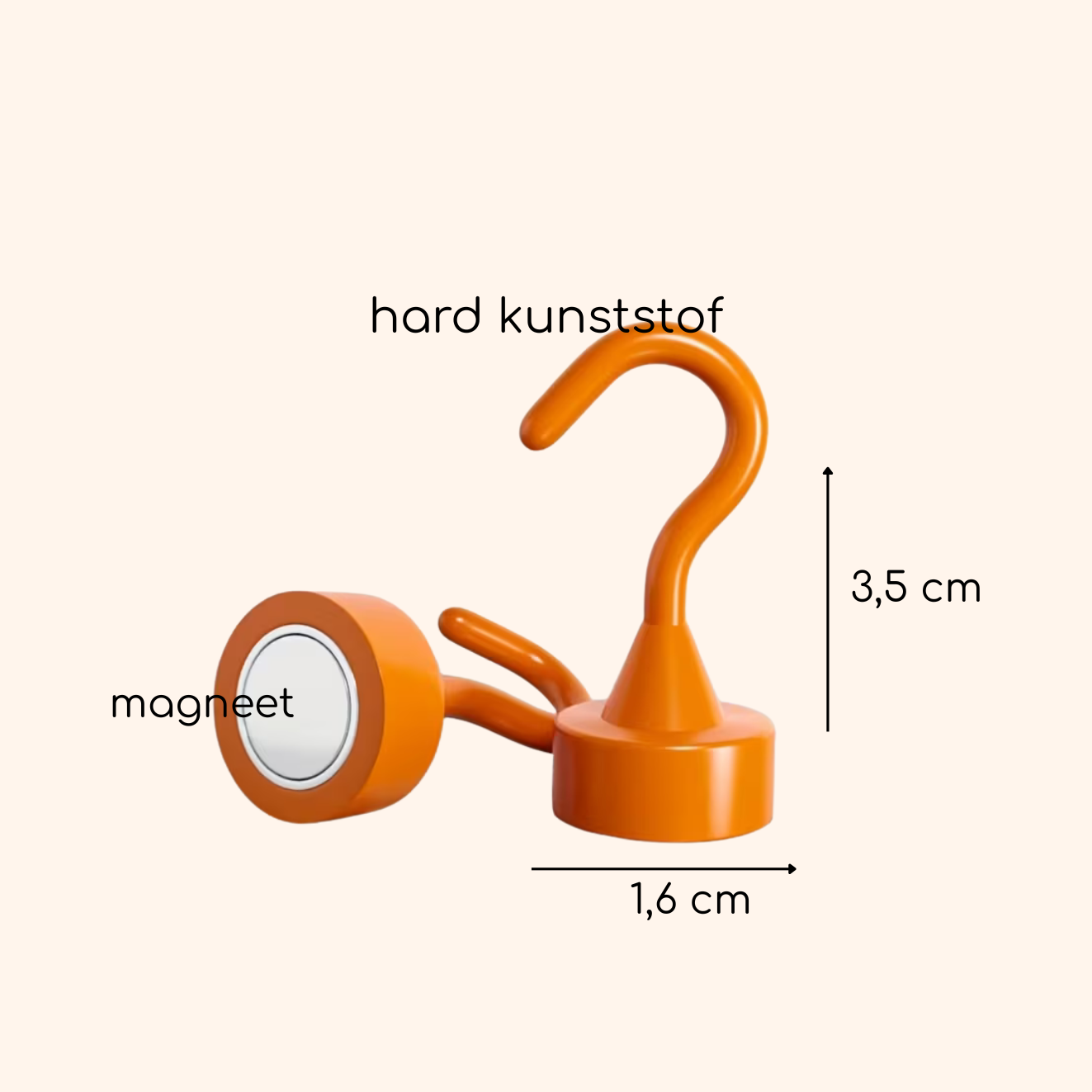 Magneet haakjes, mini